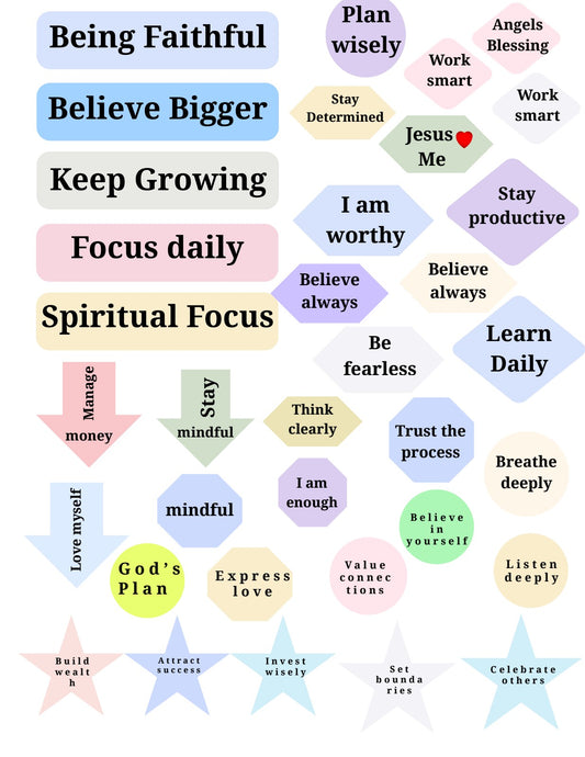 Christian Planner Word Cloud Page