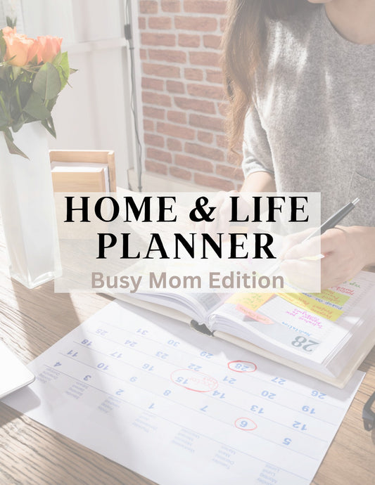 Home & Life Planner Busy Mom Edition Cover